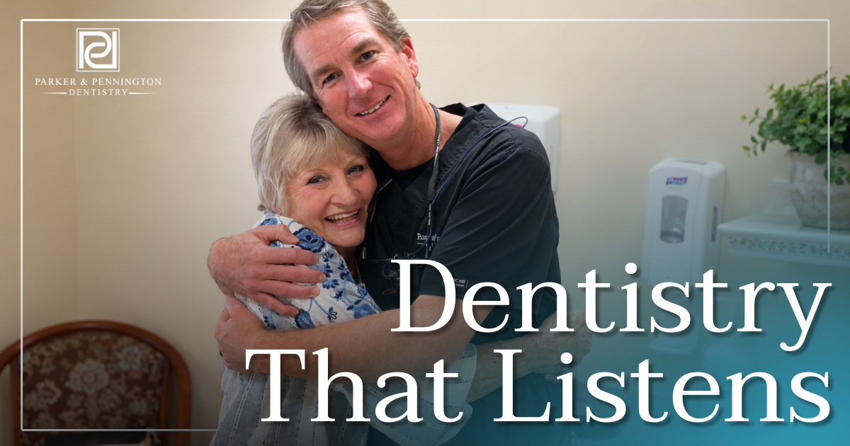Dentistry That Listens Doctor and patient hugging